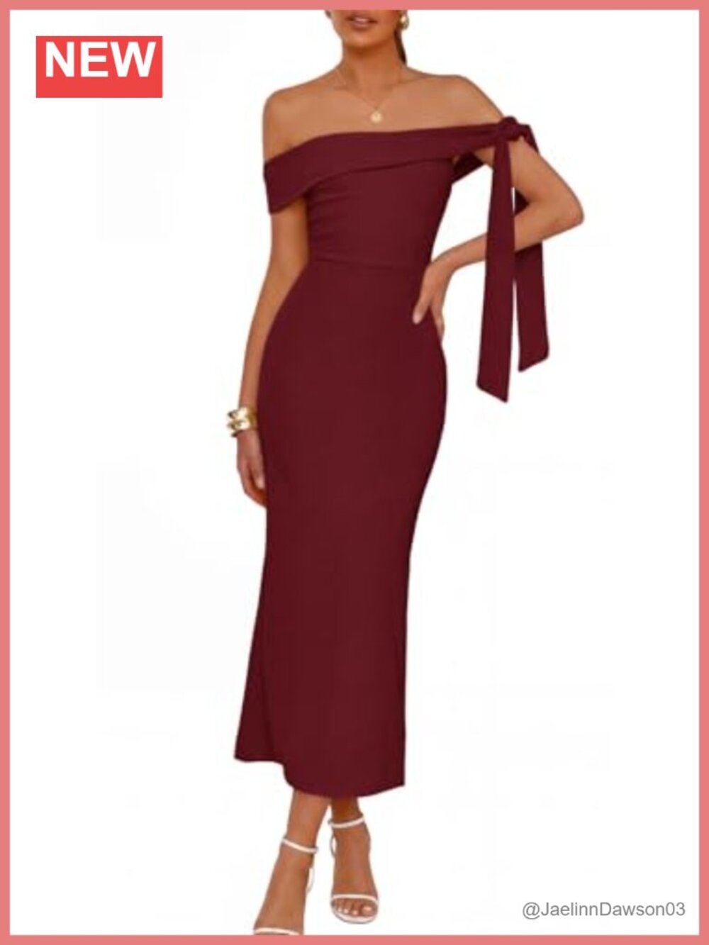 Off The Shoulder Bodycon Maxi Dress Sleeveless Wedding Guest Cocktail